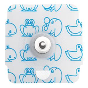 Huggables Electrocardio Electrode Pediatric/Neonatal 1.25" Tape/Wet Gel 30/Bx