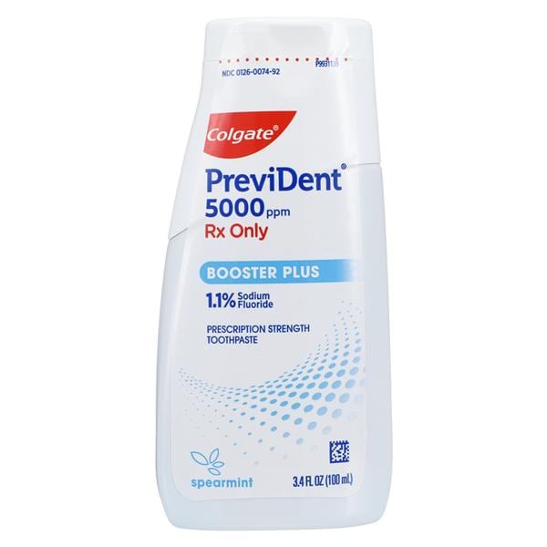 Colgate PreviDent 5000 Booster Plus Toothpaste Lq Gl 1.1% NaF Spearmint 3.4oz/Bt, 12 BT/CA