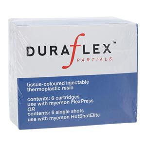 DuraFlex Denture Resin Cartridge Medium Pink Large 6/Pk