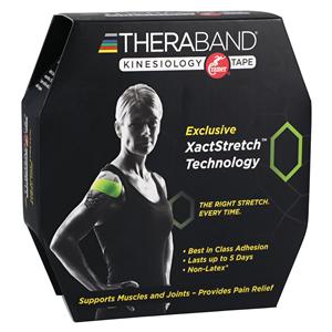 TheraBand Kinesiology Tape Gauze 2"x103.3' Black/Gray Not Made Wi...