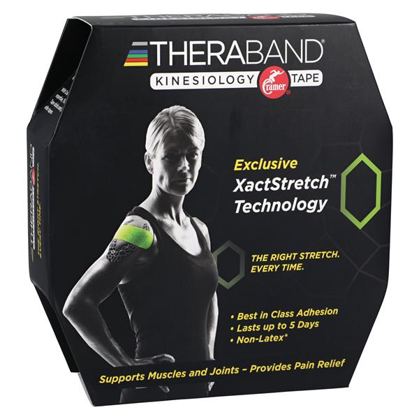 TheraBand Kinesiology Tape Gauze 2"x103.3' Black/Gray Not Made Wi...