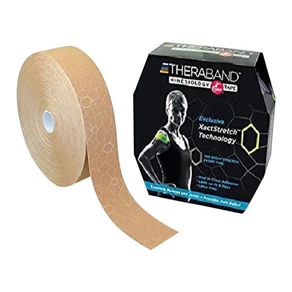 TheraBand Kinesiology Tape Cotton 2"x103.3' Beige Not Made With N...
