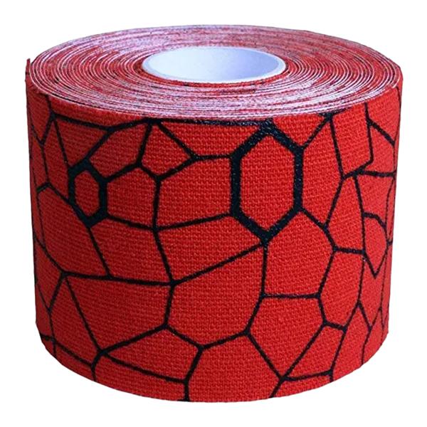 TheraBand Kinesiology Tape Cotton 2"x16.4' Red/Black Not Made Wit...