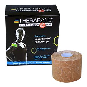 TheraBand Kinesiology Tape 98% Cotton/2% Spandex 2"x16.4' Beige N...