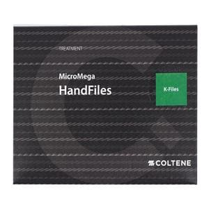 MicroMega K-File 21 mm Size #06 Stainless Steel 0.02 6/Pk