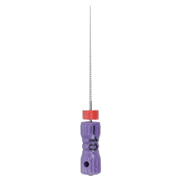 MicroMega K-File 21 mm Size #10 Stainless Steel 0.02 6/Pk