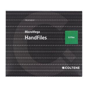 MicroMega K-File 21 mm Size #20 Stainless Steel 0.02 6/Pk