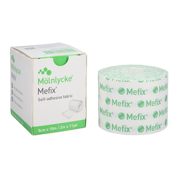 Mefix Tape Fabric/Polyester/Elastic/Polyacrylate 2"x11yd White NS 1Rl/Bx