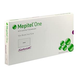 Mepitel One Silicone/Polyurethane Net Wound Dressing 4x7" Sterile NAdh 1Sd Abs, 7 BX/CA