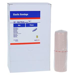 Stretch Bandage Elastic 6"x5yd Beige 10/Bx, 5 BX/CA