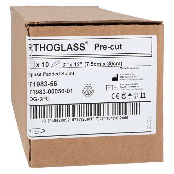 Ortho-Glass Casting Splint System White 3x12