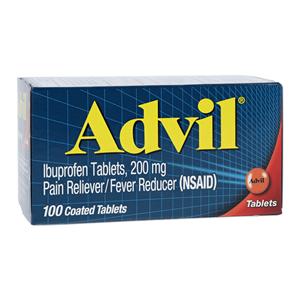 Advil NSAID Tablets 200mg 100/Bottle, 36 BT/CA