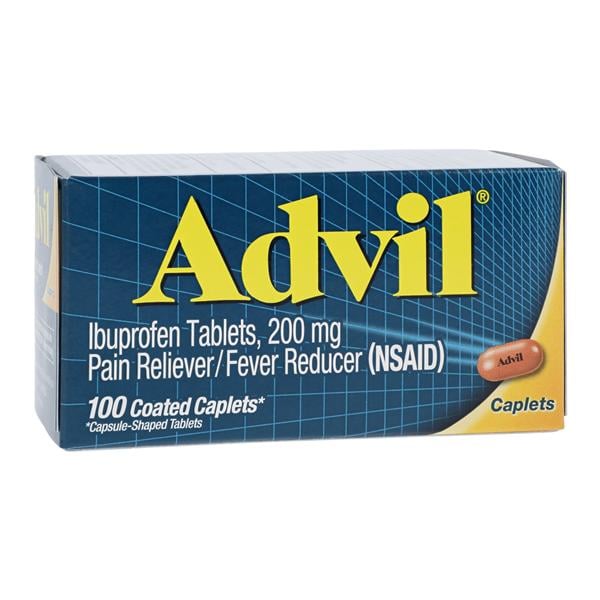 Advil NSAID Caplets 200mg 100/Bottle, 36 BT/CA