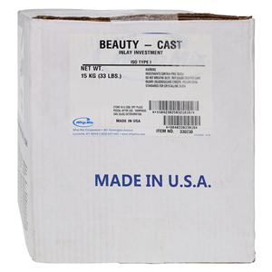 Beauty-Cast Inlay Investment 33Lb/Bx