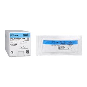 Suture Polypropylene Monofilament 4-0 18" Non-Absorbable C-6 Reve...