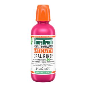 TheraBreath Sparkle Mint Mouth Rinse 16 oz 3/Pk