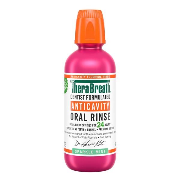 TheraBreath Sparkle Mint Mouth Rinse 16 oz 3/Pk