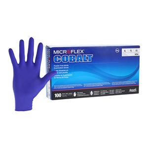 MICROFLEX Cobalt Nitrile Exam Gloves X-Large Standard Blue Non-Sterile, 10 BX/CA