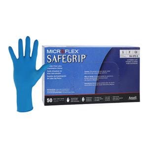 MICROFLEX SafeGrip Exam Gloves Small Extended Blue Non-Sterile No...
