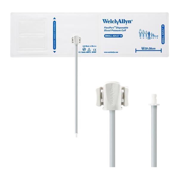 FlexiPort Blood Pressure Cuff Size 10 White/Navy Blue Not Made Wi...