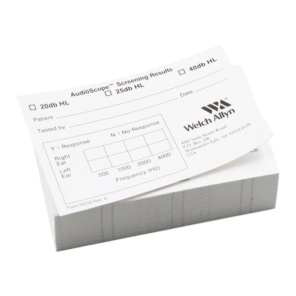 Recording Form For AudioScope 3 100/Pk