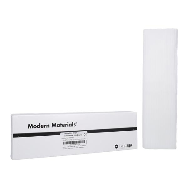 Modern Materials Utility Wax Periphery Strips 1/16" x 11" White 114/Bx