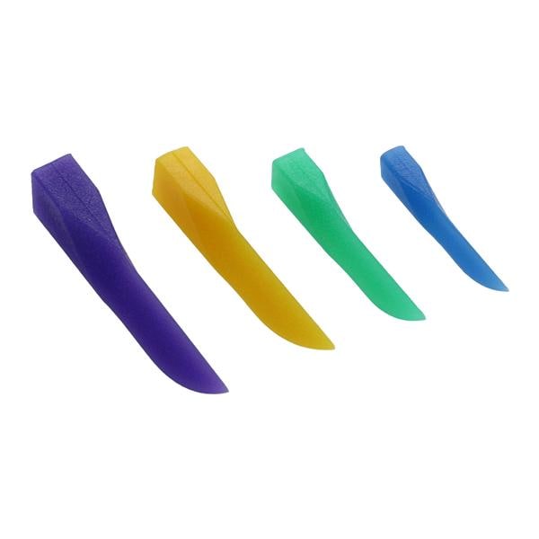 HSI Interdental Plastic Wedges Assorted 400/Package, 4 PK/CA