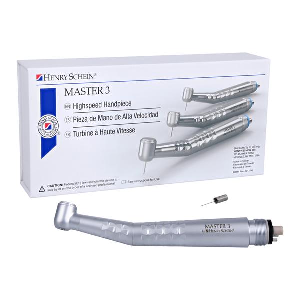 Master 3 High Speed Handpiece 4 Hole Non Optic Autochuck Push But...