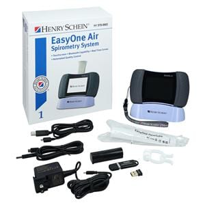Henry Schein EasyOne Air Digital Spirometer Color Touch Screen Ba...