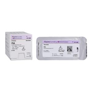 Maxima Suture Polyglycolic Acid Braid 5-0 1-18" Absorbable NP-3 R...