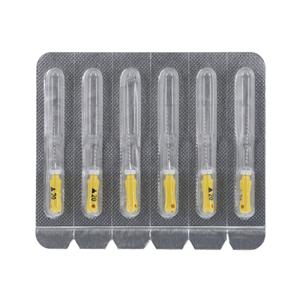 Maxima Hand K-Reamer 21 mm Size 20 Yellow 6/Pk