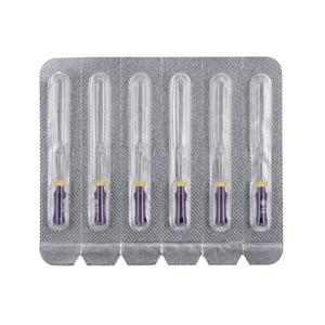 Maxima Hand Hedstrom Files 25 mm Size 10 Stnls Stl/Plstc Hndl Violet 6/Pk