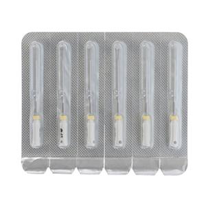 Maxima Hand Hedstrom Files 25 mm Size 45 Stnls Stl/Plstc Hndl White 6/Pk