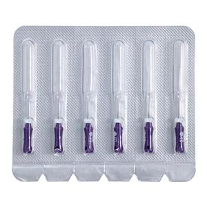Maxima Hand Hedstrom Files 21 mm Size 10 SS/Plstc Hndl Violet 6/Pk