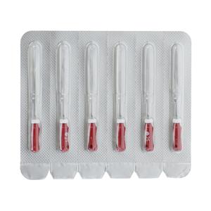 Maxima Hand Hedstrom Files 21 mm Size 25 Stnls Stl/Plstc Hndl Red 6/Pk