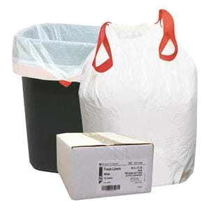 Bag Liner Low Density Plastic 0.8mil Drawtape13 Gallon 100/Case