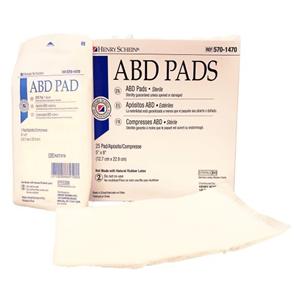 Cellulose ABD Pad 5"x9" Sterile Not Made With Natural Rubber Latex