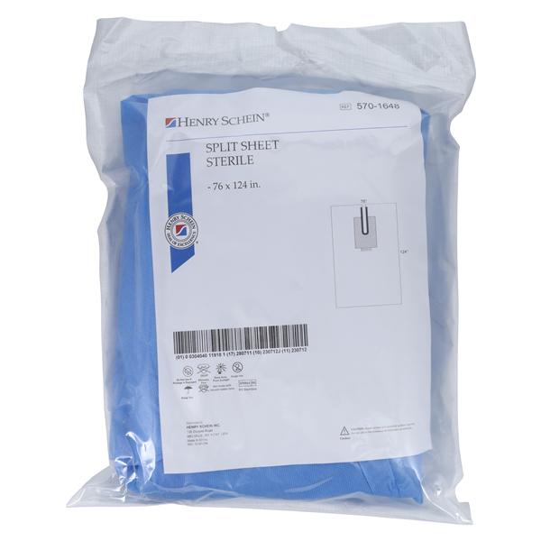 76x124" Sterile Split Sheet