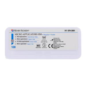 Bendable Micro Applicator Regular Violet 100/Pk