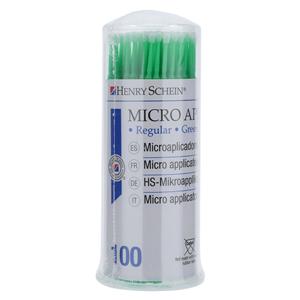 Bendable Micro Applicator Regular Green 100/Pk, 100 PK/CA