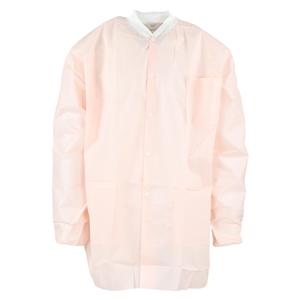 Maxi-Gard Protective Jacket SMS Large Light Pink 10/Pk
