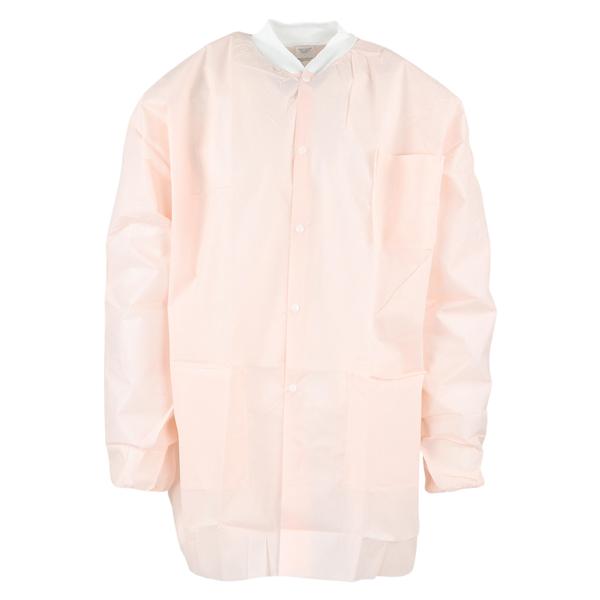 Maxi-Gard Protective Jacket SMS Large Light Pink 10/Pk