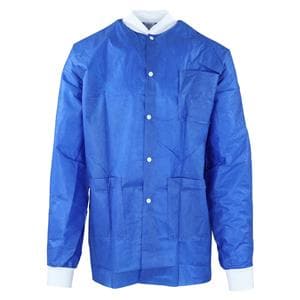 Maxi-Gard Protective Jacket SMS Medium Ceil Blue 10/Pk