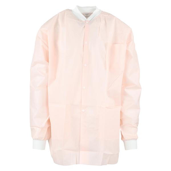 Maxi-Gard Protective Jacket SMS Medium Light Pink 10/Pk