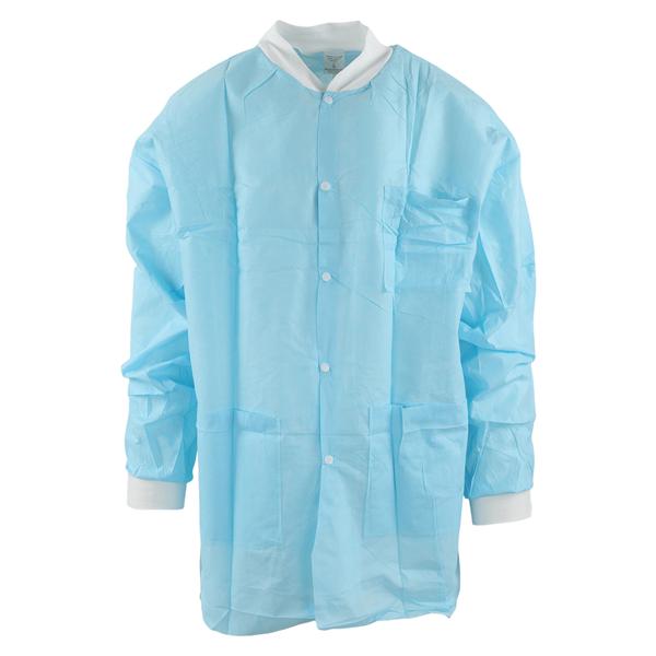 Maxi-Gard Protective Jacket SMS Medium Sky Blue 10/Pk, 5 PK/CA
