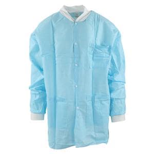 Maxi-Gard Protective Jacket SMS Large Sky Blue 10/Pk, 5 PK/CA