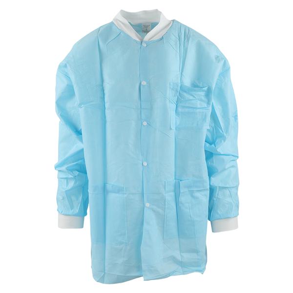 Maxi-Gard Protective Jacket SMS Large Sky Blue 10/Pk, 5 PK/CA