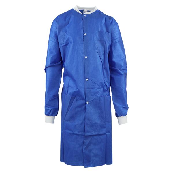 Maxi-Gard Protective Lab Coat SMS 3X Large Ceil Blue Non Sterile...
