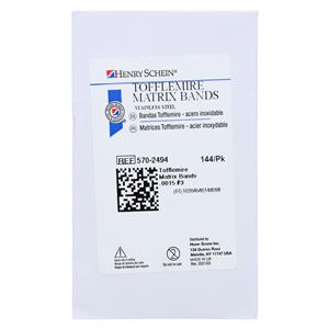 Tofflemire Matrix Band 0.0015 in 3 144/Pk