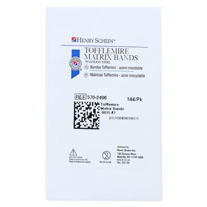 Tofflemire Matrix Band 0.0015 in 2 144/Pk